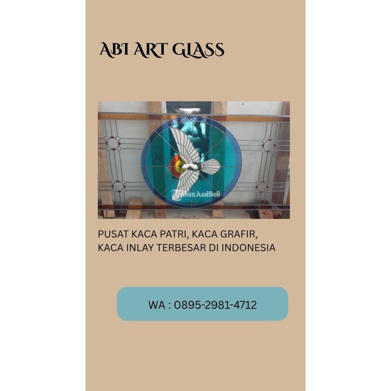 Kaca Patri Grafir Inlay Gereja - Bintan
