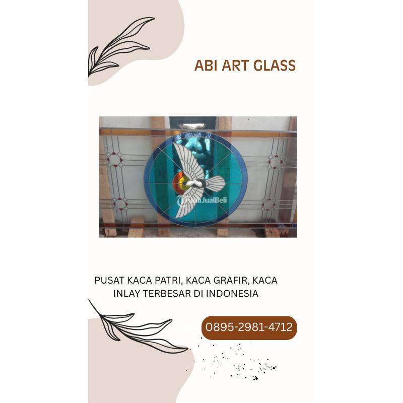 Kaca Patri Grafir Inlay Gereja - Karimun