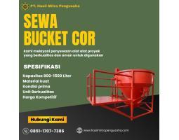 Sewa Bucket Cor, Unit Berkualitas dan Terpercaya, Bantul - Yogyakarta