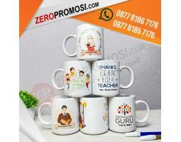 Inspirasi Hadiah Hari Guru Mug Keramik Custom Logo Ucapan Spesial - Tangerang Kota