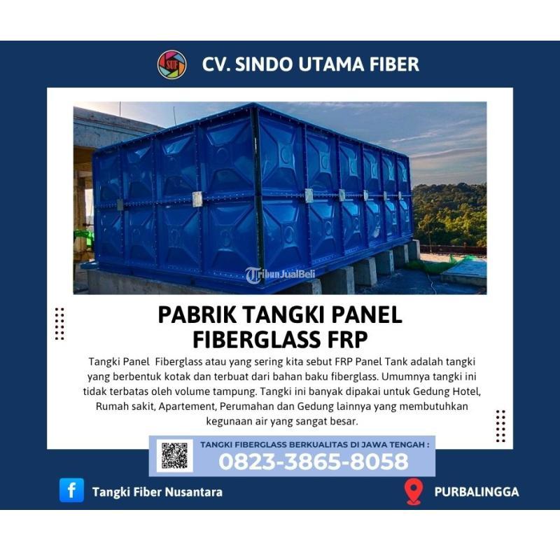 Pabrik Tangki Panel Fiberglass FRP 30.000 Liter - Purbalingga