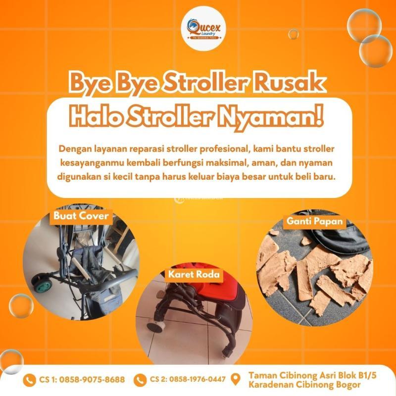 Laundry Stroller Karadenan Bersih Maksimal Aman untuk Bayi - Bogor