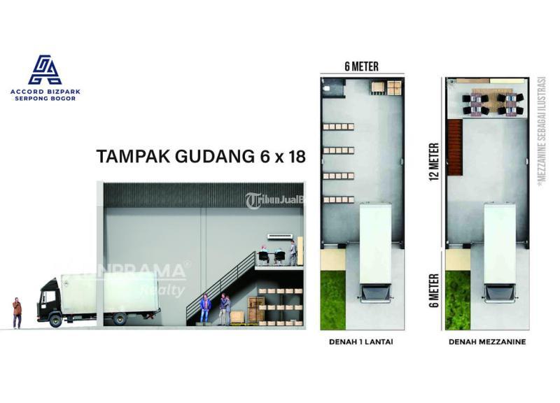 Dijual Accord Bizpark Luas 108 m2 Lokasi Strategis Di Parung - Bogor