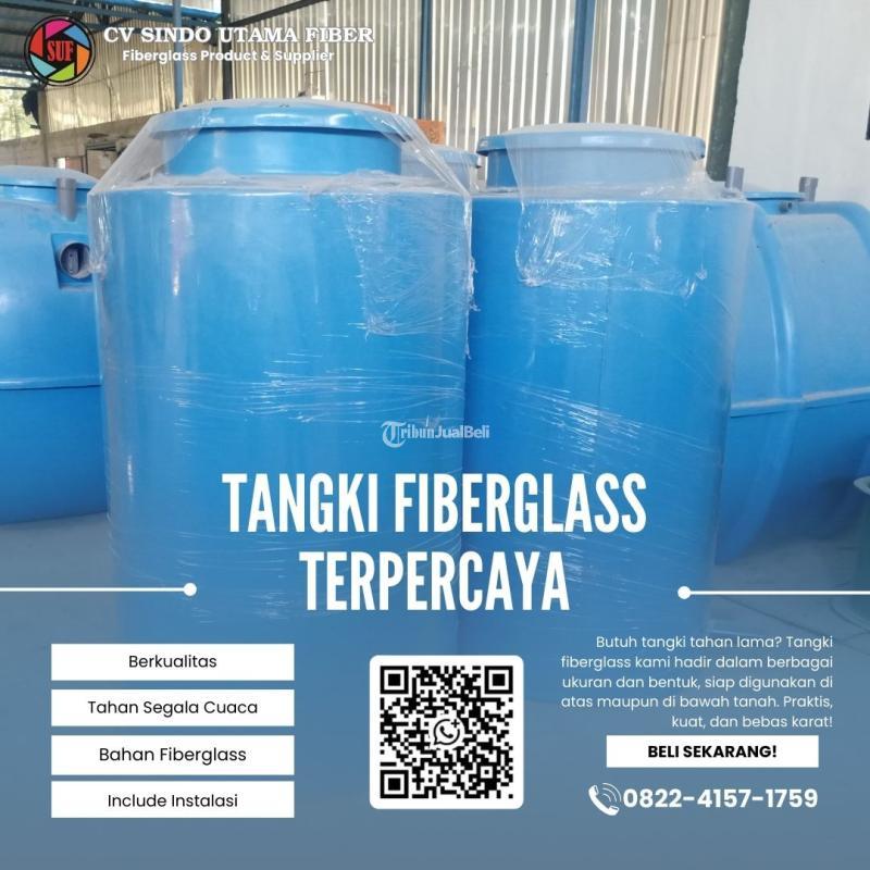 Fiberglass Profesional Tangki Silinder Fiberglass - Boyolali