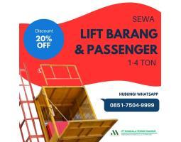 Sewa Rental Lift Barang Proyek Berkualitas - Banjarmasin