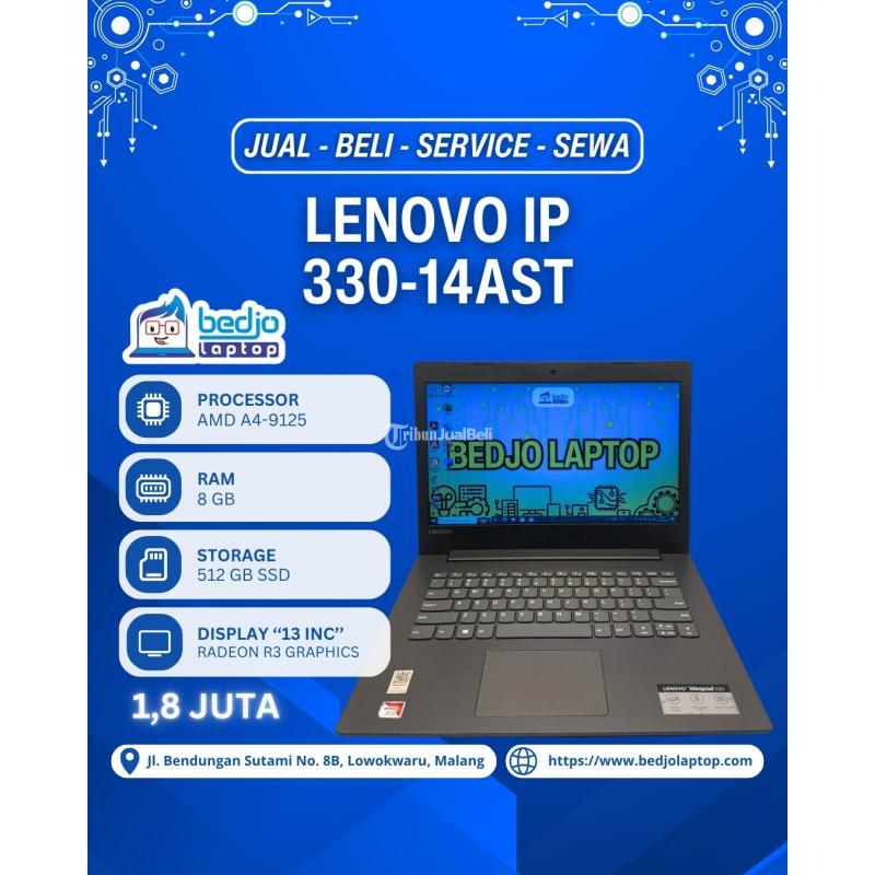Laptop Lenovo Ideapad 330-14AST Bekas - Malang
