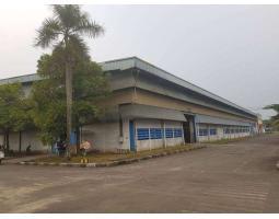 Disewakan Gudang dan Pabrik, Luas Bangunan 4752m2, dekat tol Balaraja Barat, Kontainer 40 feet Masuk, di Jl. Serang Raya - Serang