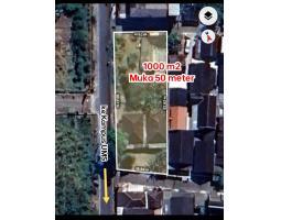 Dijual Tanah 1000m2 Muka 50 Meter Area Kampus UMS Pabelan 4,8 jt per m2 - Sukoharjo