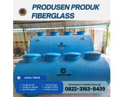 Tangki STP IPAL Dapur MBG Fiberglass Dengan Sistem Pemisah Lemak Modern - Mojokerto