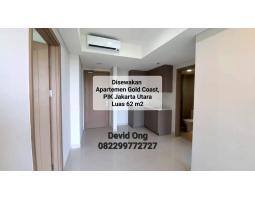 Disewakan Apartemen Gold Coast Luas 62 m2, PIK - Jakarta Utara