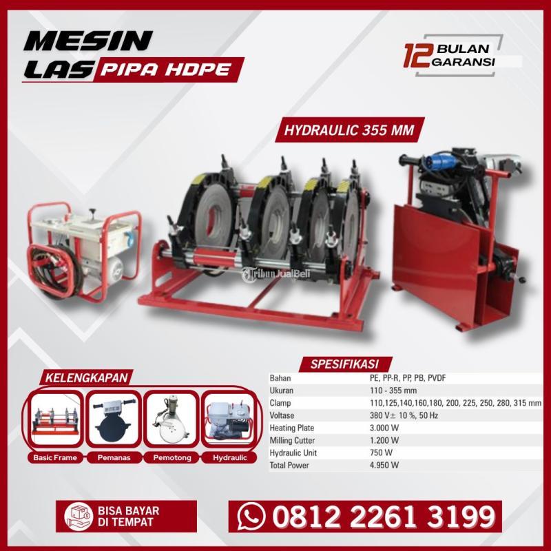Mesin Las Pipa Hdpe SHD 355 MM Hydraulic Mesin Joint Pipa Hdpe 14 Inch 355 MM - Jakarta Timur