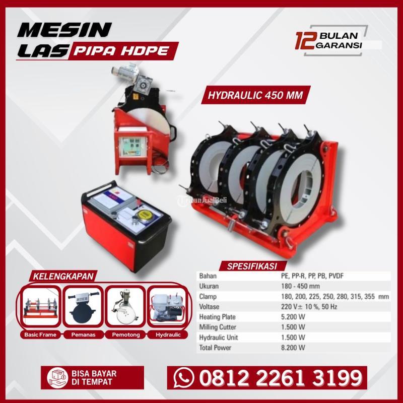 Mesin Las Pipa Hdpe SHD 450 MM Hydraulic Mesin Joint Pipa Hdpe 18 Inch Hydraulic 450 mm - Jakarta Timur