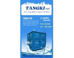 Tangki FRP Air Berkualitas Anti Karat Tahan Lama Ringan - Bantul 