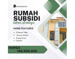 Dijual Rumah Tipe 30 2KT 1KM Legalitas SHGB - Malang 