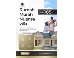 Dijual Rumah Subsidi Murah Nuansa Villa Dekat RSUD Saiful Anwar - Malang
