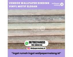 Vendor Wallpaper Dinding Vinyl Motif Elegan - Malang Kota