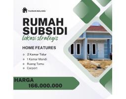 Jual Rumah Subsidi Tipe 30 Dengan Harga Terjangkau - Malang