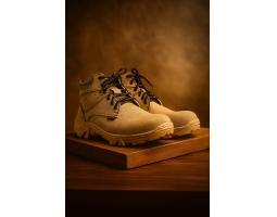 Sepatu Safety Kerja Kulit Asli - Balikpapan