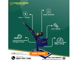 Sewa Mini Crane Kapasitas 350 - 500 Kg Unit Berkualitas - Gunung Kidul