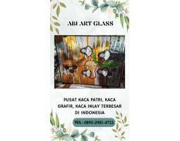 Jasa Patri Motif Bunda Maria, Kaca Patri Grafir Inlay Gereja, Belitung Timur - Bangka Belitung