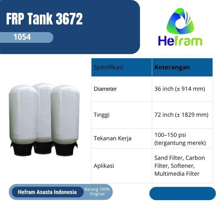 Fiberglass Reinforced Plastic FRP Tank 3672 - Bogor