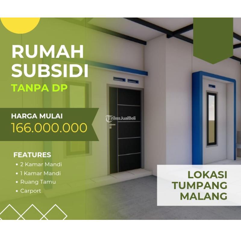 Jual Rumah Subsidi 1 Lantai Tipe 25 Murah Dp Nol Juta Tumpang - Malang