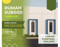 Jual Rumah Tipe 25 Nyaman Fasilitas Lengkap  Tanpa Dp - Malang