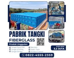 Tangki Fiberglass Panel dan Silinder Bebas Lumut, Air Selalu Jernih - Mojokerto