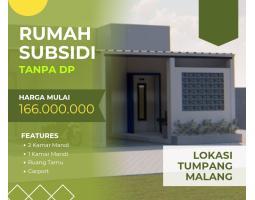 Dijual Rumah Subsidi Murah Tanpa DP Lokasi Kambingan Dekat Wisnuwardhana - Malang