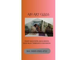 Motif Yesus Kaca Patri Grafir Inlay Gereja - Bintan