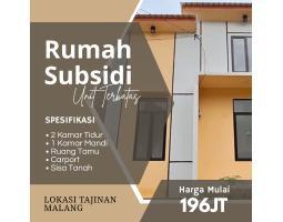 Dijual Rumah Hunian Subsidi 1 Lantai Tipe 30 Dekat Gor Kenarok - Malang