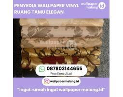 Penyedia Wallpaper Vinyl Ruang Tamu Elegan - Malang Kota