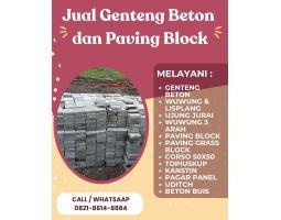 Lantai Garasi yang Rapi dan Bersih dengan Paving Block - Malang