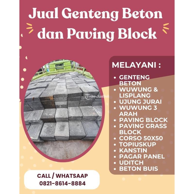 Lantai Garasi yang Rapi dan Bersih dengan Paving Block - Malang