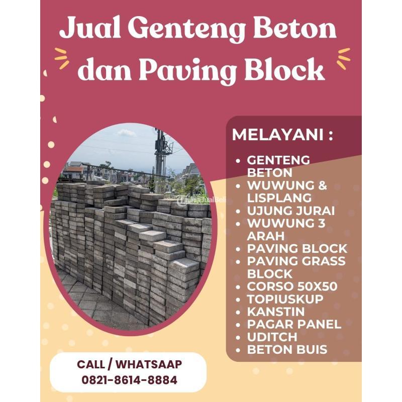 Lantai Garasi yang Rapi dan Bersih dengan Paving Block - Malang