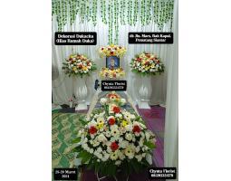 Dekorasi Duka Cita Standing Flower Bunga Salib - Pematang Siantar