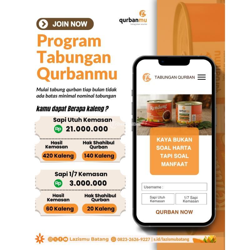 Qurbanmu Tepat Guna Rendang Kaleng Qurban - Batang