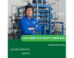 Jasa Pembuatan WWTP Pabrik Ban Instalasi Siap Pakai - Bogor 