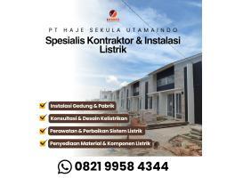  Jasa Kontraktor Listrik dan Ahli Instalasi Listrik Perumahan Gedung Industri Pabrik PT Haje Sekula Utamaindo - Batam 