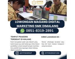 Lowongan Magang Digital Marketing SMK - Malang