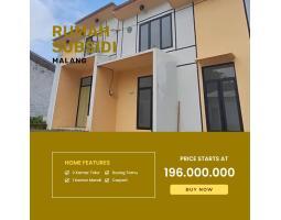 Dijual Rumah Subsidi Tipe 30 2KT 1KM SHM - Malang 