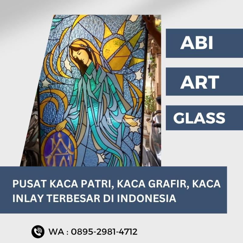 Kaca Patri Grafir Inlay Gereja Dogiyai - Mamberamo Tengah