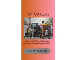 Motif Yesus Kaca Patri Grafir Inlay Gereja - Karimun