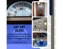 Toko Kaca Patri Grafir Inlay Gereja - Seram Bagian Barat