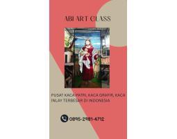 Kaca Patri Grafir Inlay Gereja - Natuna