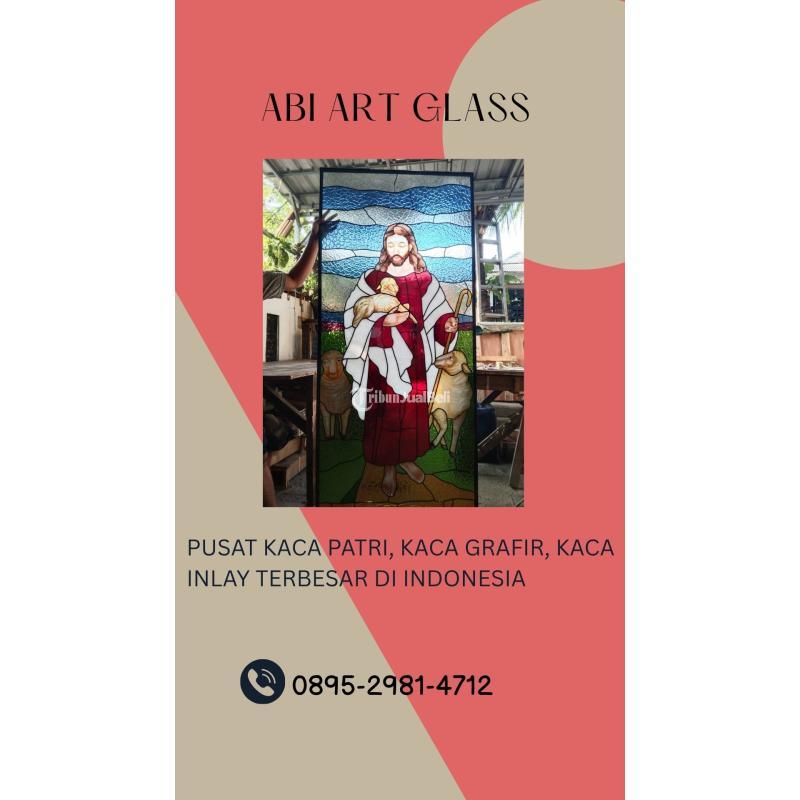 Kaca Patri Grafir Inlay Gereja - Natuna