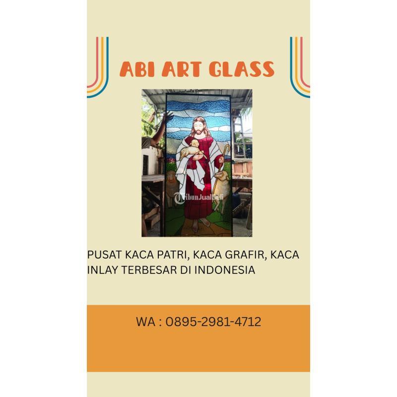 Kaca Patri Grafir Inlay Gereja - Natuna