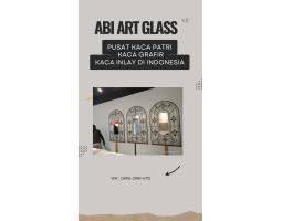 Kaca Patri Grafir Inlay Gereja Katolik - Buru