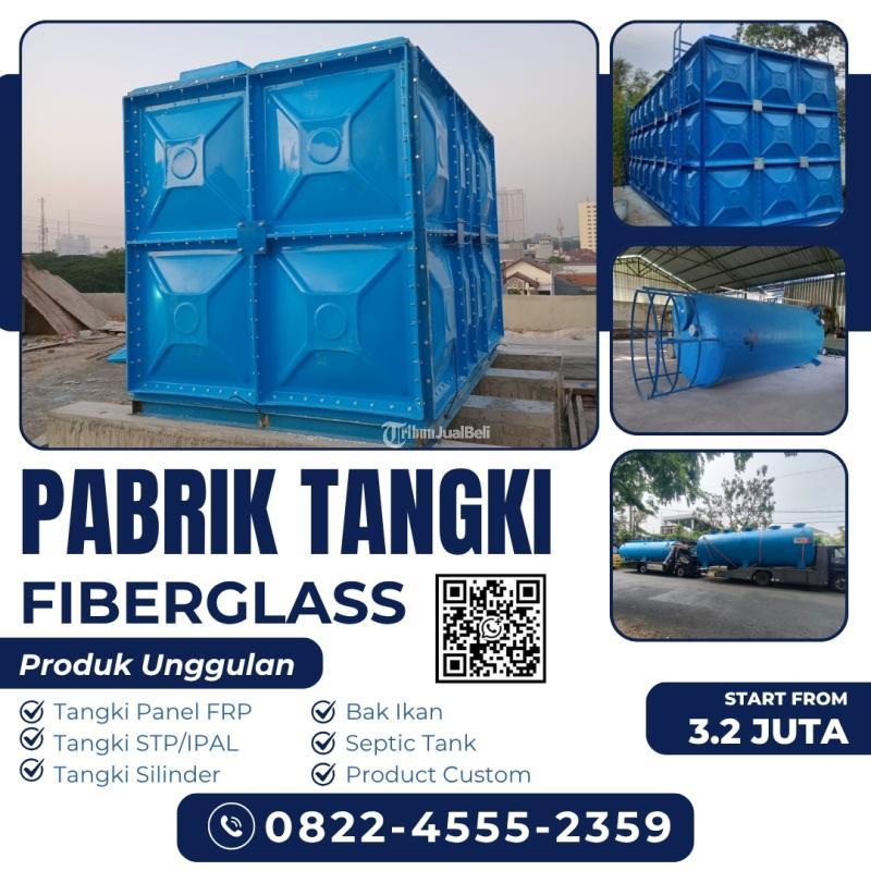Tangki Fiberglass Panel dan Silinder Air Food-Grade Bebas Lumut Aman - Mojokerto