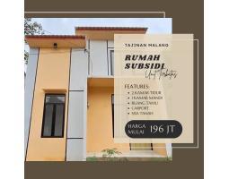 Dijual Rumah Subsidi Tipe 30 Legalitas SHGB - Malang 